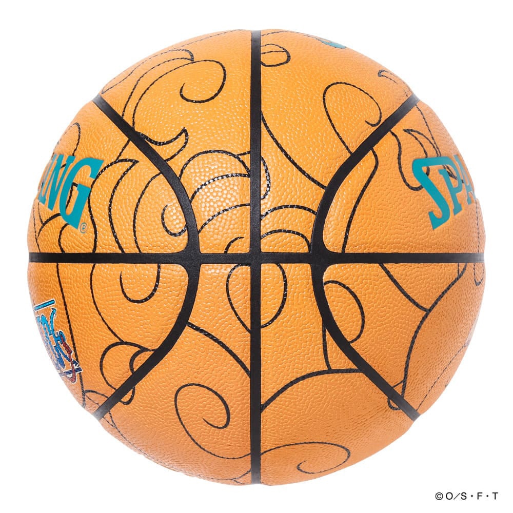 スポルディング（SPALDING）（メンズ）バスケットボール 7号球 ONE PIECE メラメラの実 合成皮革 78-038J