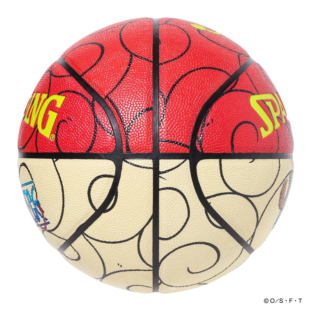 スポルディング（SPALDING）（メンズ）バスケットボール 7号球 ONE PIECE ヒトヒトの実 合成皮革 78-040J