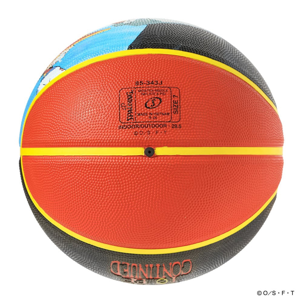 スポルディング（SPALDING）（メンズ）バスケットボール 7号球 ONE PIECE ルフィ&シャンクス ラバー 85-343J