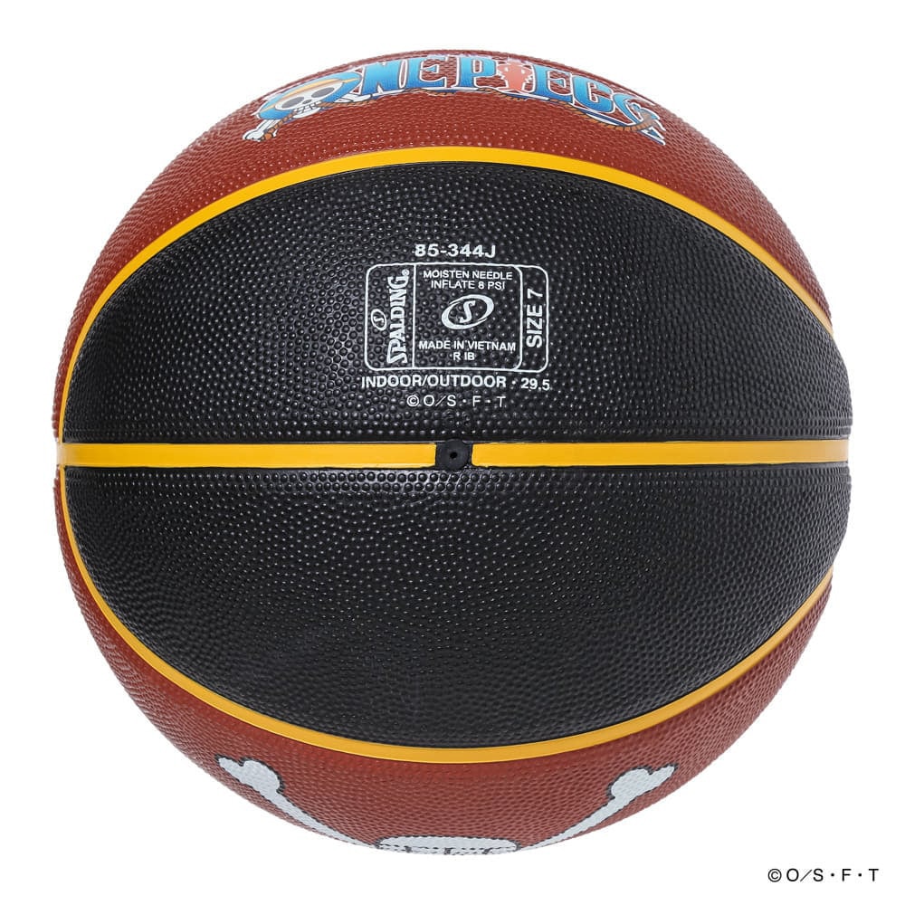 スポルディング（SPALDING）（メンズ）バスケットボール 7号球 ONE PIECE 海賊旗 ラバー 85-344J