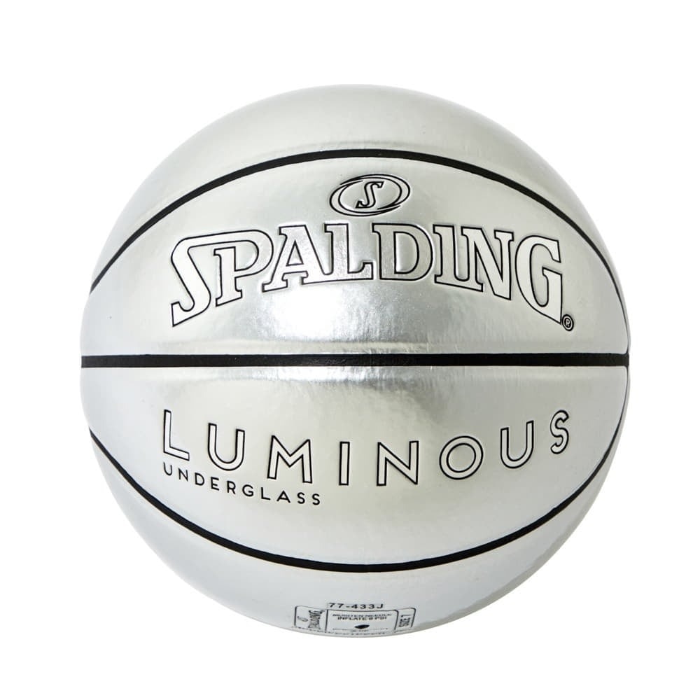 スポルディング（SPALDING）（メンズ）バスケットボール 7号球 ルミナス アンダーグラス シルバー 77-433J