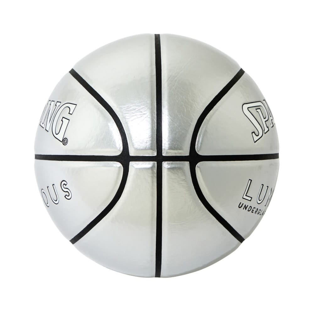 スポルディング（SPALDING）（メンズ）バスケットボール 7号球 ルミナス アンダーグラス シルバー 77-433J