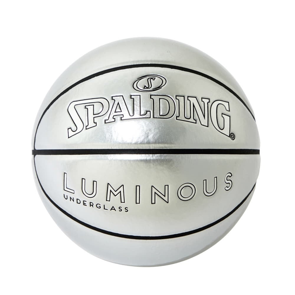 スポルディング（SPALDING）（メンズ）バスケットボール 7号球 ルミナス アンダーグラス シルバー 77-433J