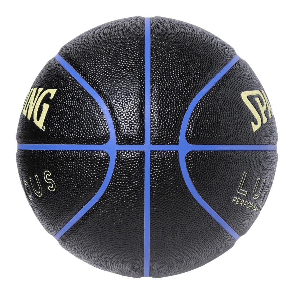 スポルディング（SPALDING）（メンズ）バスケットボール 7号球 ルミナス コンポジット ブラック×レモン×バイオレット 78-055J