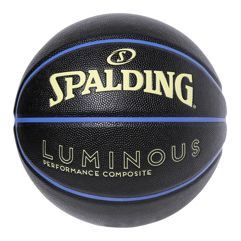 スポルディング（SPALDING）（メンズ）バスケットボール 7号球 ルミナス コンポジット ブラック×レモン×バイオレット 78-055J
