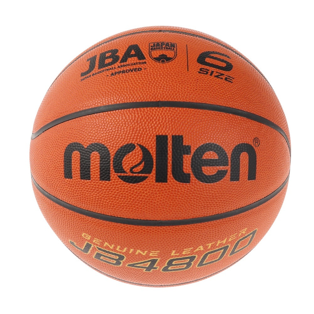 モルテン（molten）（レディース）バスケットボール 6号球 (一般 大学 高校 中学校) 女子 検定球 JB4800 B6C4800 自主練 屋内 室内