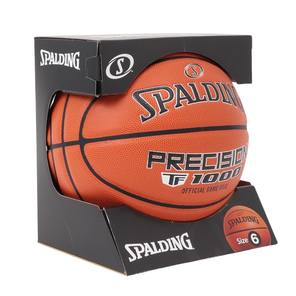 スポルディング（SPALDING）（レディース）バスケットボール プレシジョン TF-1000 FIBA JBA 合成皮革 6号球 77-086J