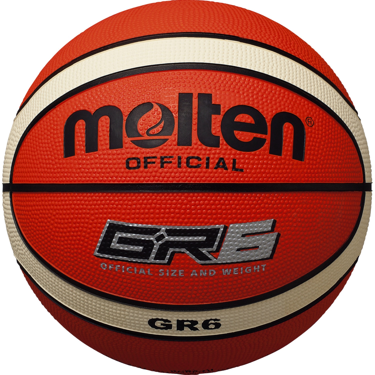 モルテン（molten）（レディース）バスケットボール 6号球 (一般 大学 高校 中学校) 女子用 GR6 BGR6-OI 自主練 屋外 室外