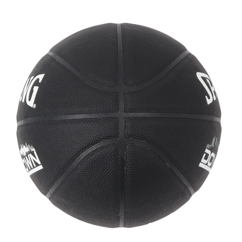 スポルディング（SPALDING）（レディース）バスケットボール 5号球 (小学校用) ジュニア ダウンタウン PU コンポジット ブラック 76-587J 自主練