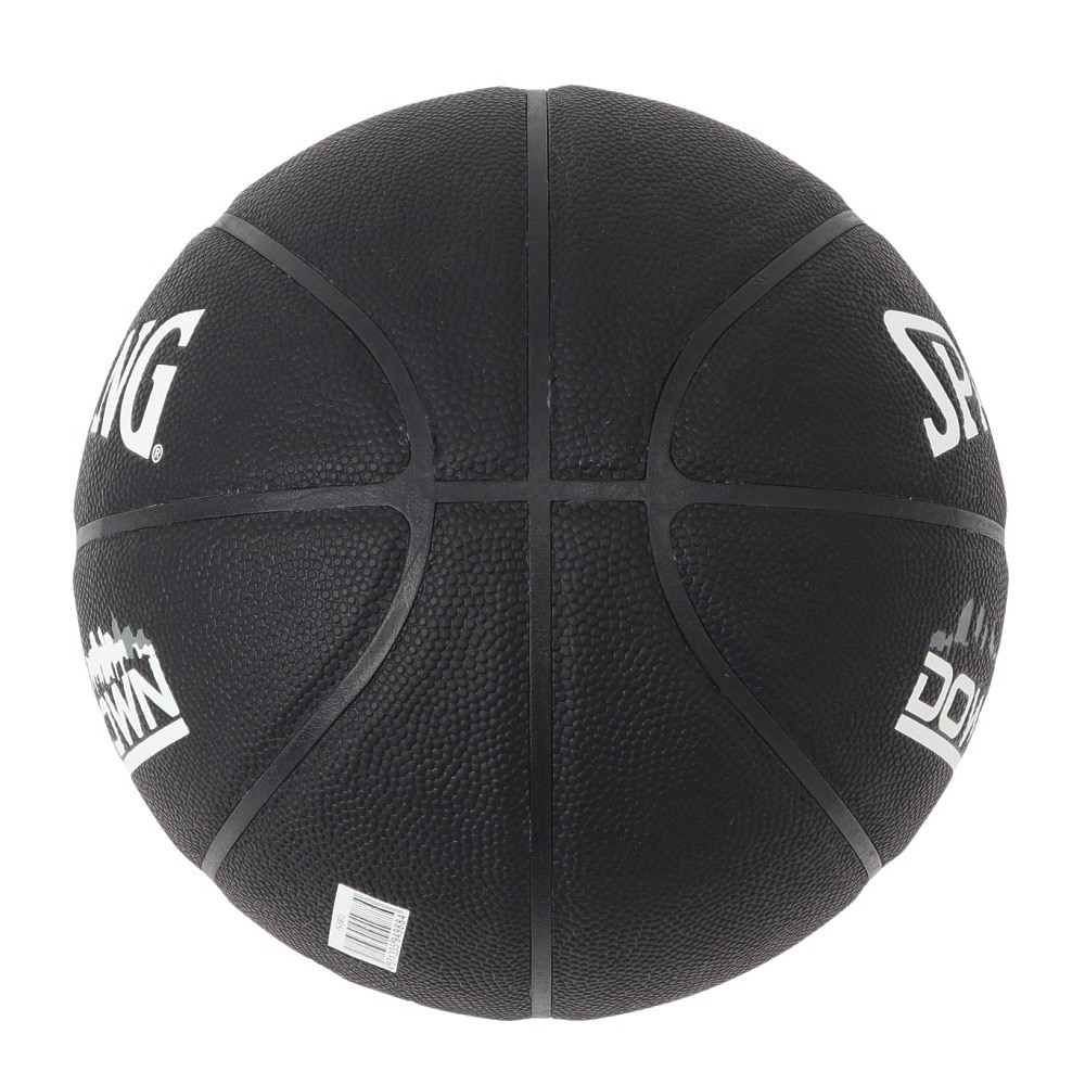 スポルディング（SPALDING）（レディース）バスケットボール 5号球 (小学校用) ジュニア ダウンタウン PU コンポジット ブラック 76-587J 自主練