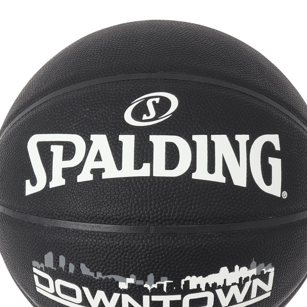スポルディング（SPALDING）（レディース）バスケットボール 5号球 (小学校用) ジュニア ダウンタウン PU コンポジット ブラック 76-587J 自主練