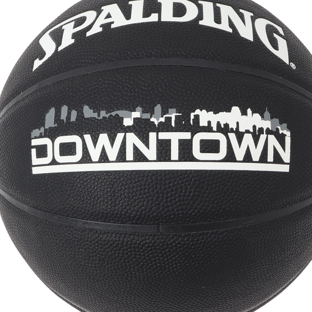 スポルディング（SPALDING）（レディース）バスケットボール 5号球 (小学校用) ジュニア ダウンタウン PU コンポジット ブラック 76-587J 自主練