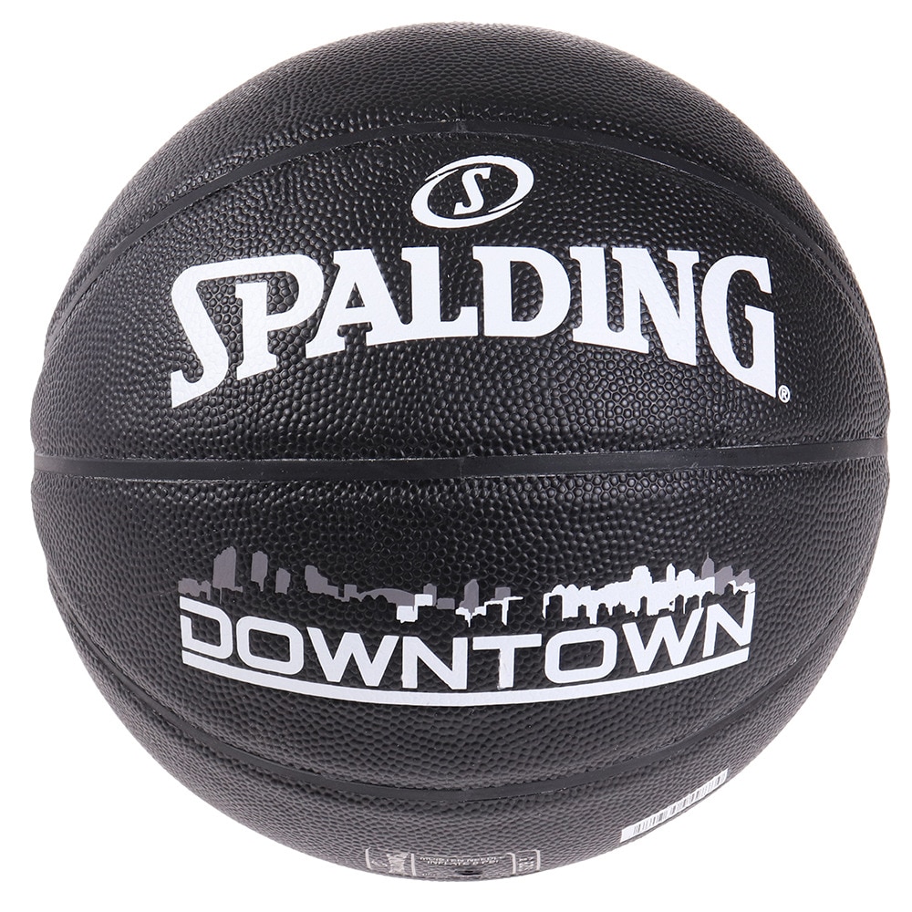 スポルディング（SPALDING）（レディース）バスケットボール 5号球 (小学校用) ジュニア ダウンタウン PU コンポジット ブラック 76-587J 自主練