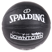 スポルディング（SPALDING）（レディース）バスケットボール 5号球 (小学校用) ジュニア ダウンタウン PU コンポジット ブラック 76-587J 自主練