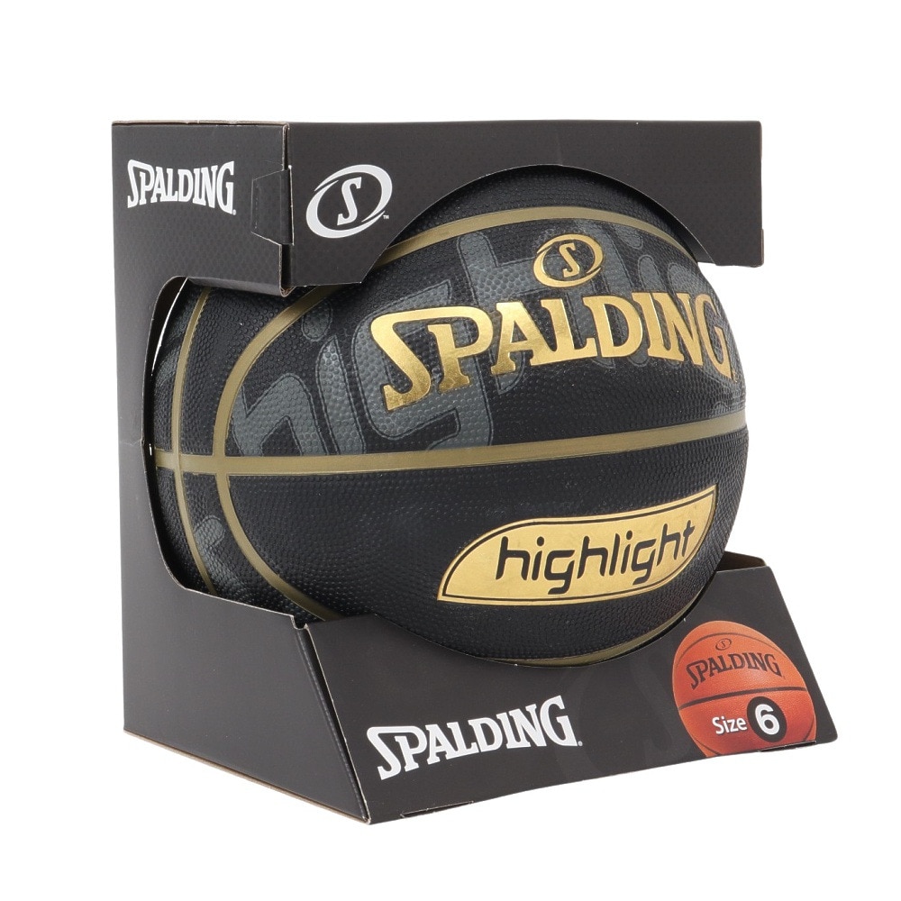 スポルディング（SPALDING）（レディース）バスケットボール 6号球 ゴールドハイライト 84-533J
