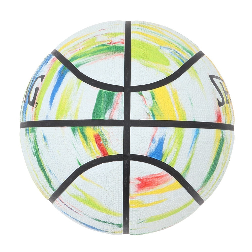 スポルディング（SPALDING）（レディース）バスケットボール 6号球 マーブル レインボー 84-406Z