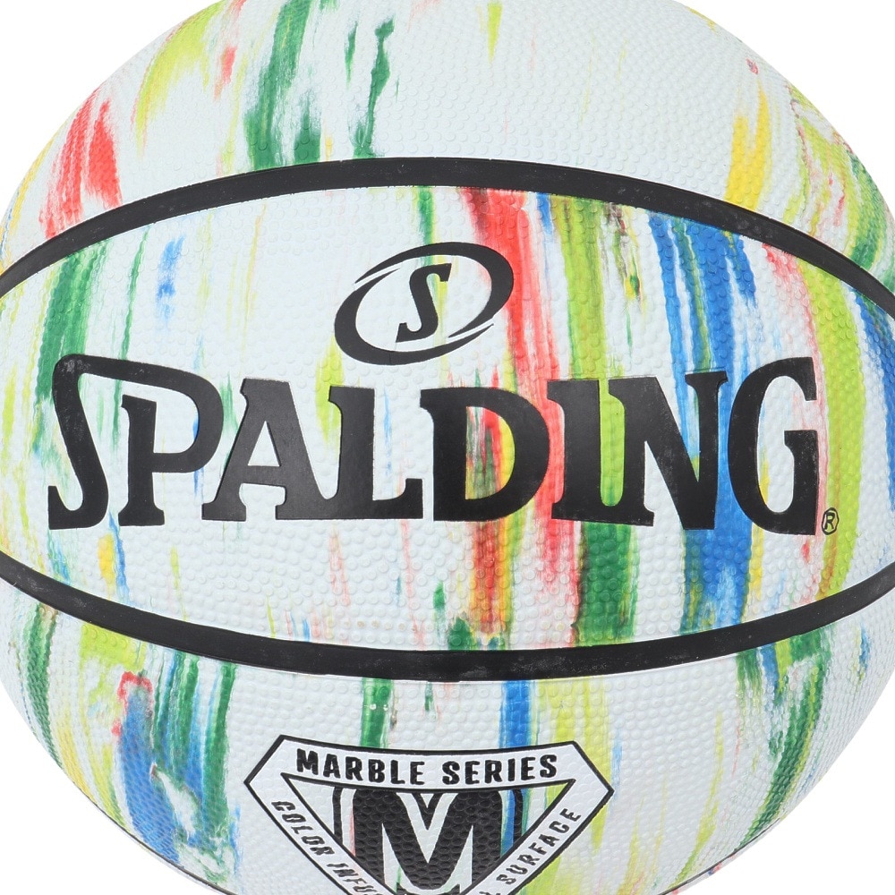 スポルディング（SPALDING）（レディース）バスケットボール 6号球 マーブル レインボー 84-406Z