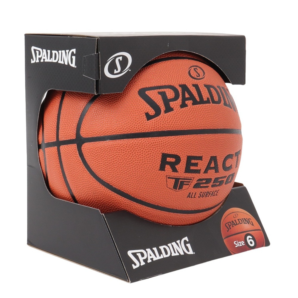 スポルディング（SPALDING）（レディース）バスケットボール 6号球 リアクト JBA TF-250 77-080J