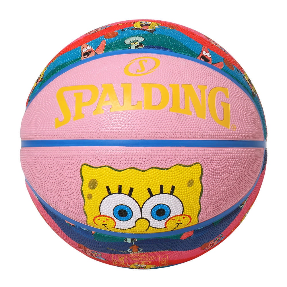 スポルディング（SPALDING）（メンズ、レディース）バスケットボール 6号球 スポンジ・ボブ キャラクター ラバー 85-044J