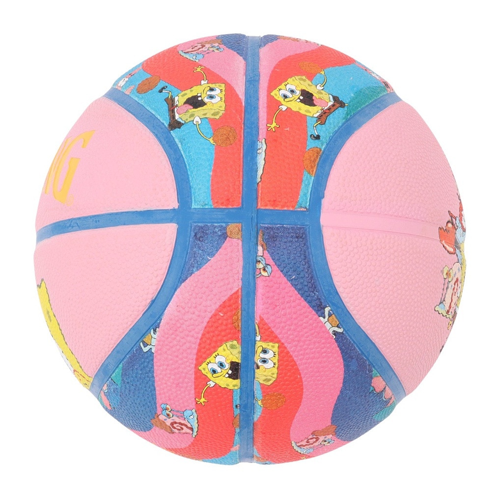 スポルディング（SPALDING）（メンズ、レディース）バスケットボール 6号球 スポンジ・ボブ キャラクター ラバー 85-044J