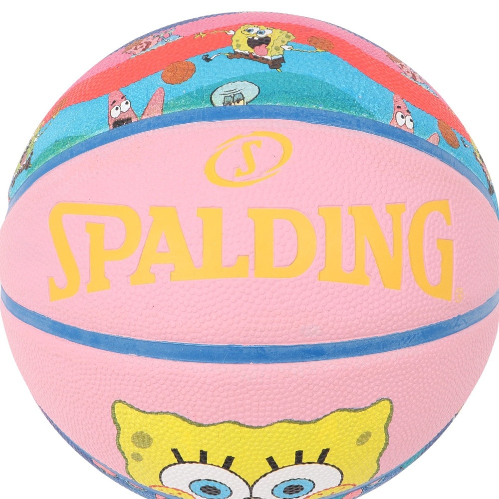 スポルディング（SPALDING）（メンズ、レディース）バスケットボール 6号球 スポンジ・ボブ キャラクター ラバー 85-044J