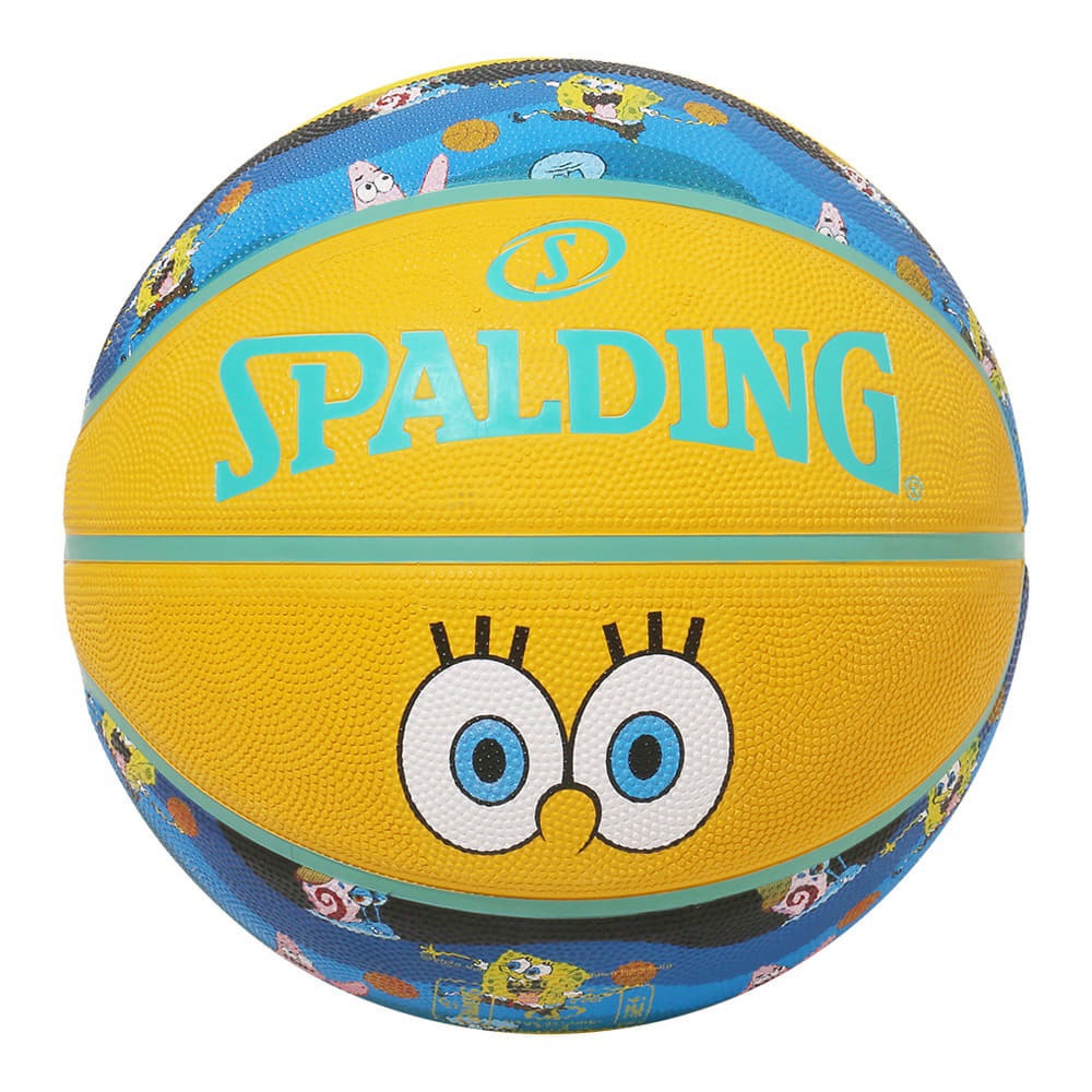 スポルディング（SPALDING）（メンズ、レディース）バスケットボール 6号球 スポンジ・ボブ グッドムード ラバー 85-046J