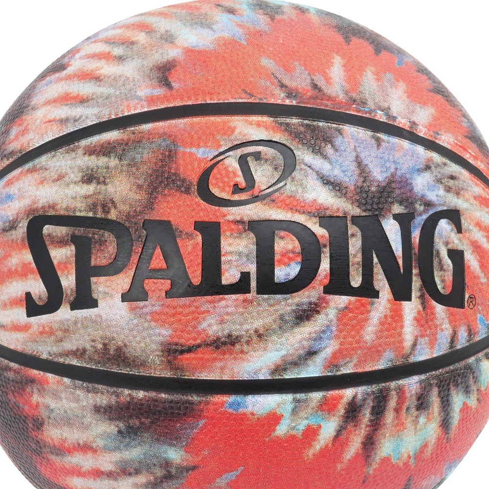 スポルディング（SPALDING）（レディース、キッズ）バスケットボール スパイラルダイ レッド 6号球 ラバー 84-807J
