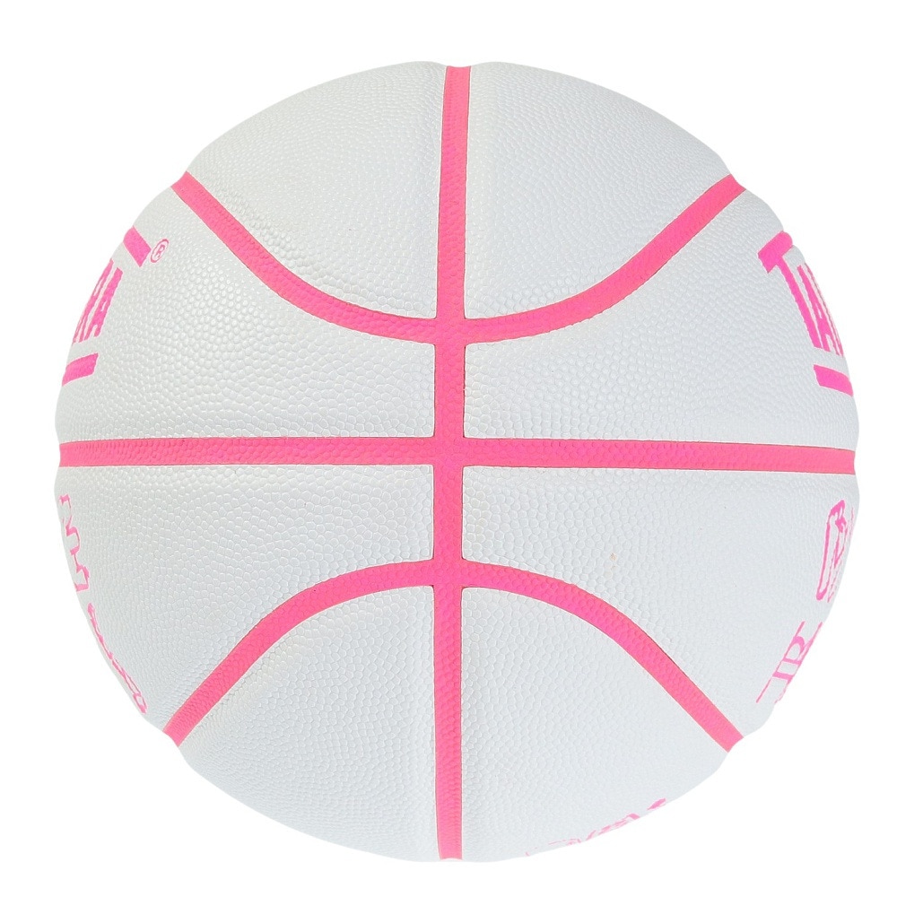 タチカラ（TACHIKARA）（レディース）バスケットボール 6号球 WHITEHANDS ホワイト×ピンク size6 SB6-207