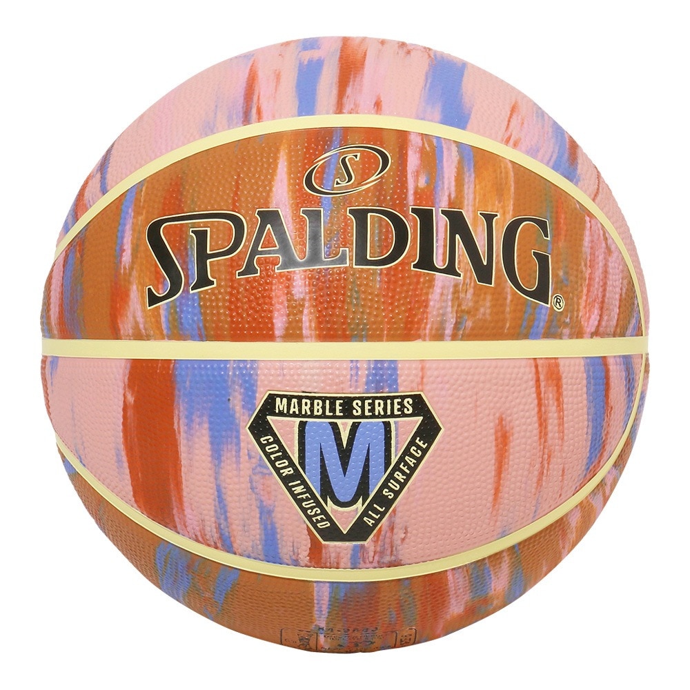 スポルディング（SPALDING）（レディース）バスケットボール 6号球 マーブル デザート サンセット 84-988J