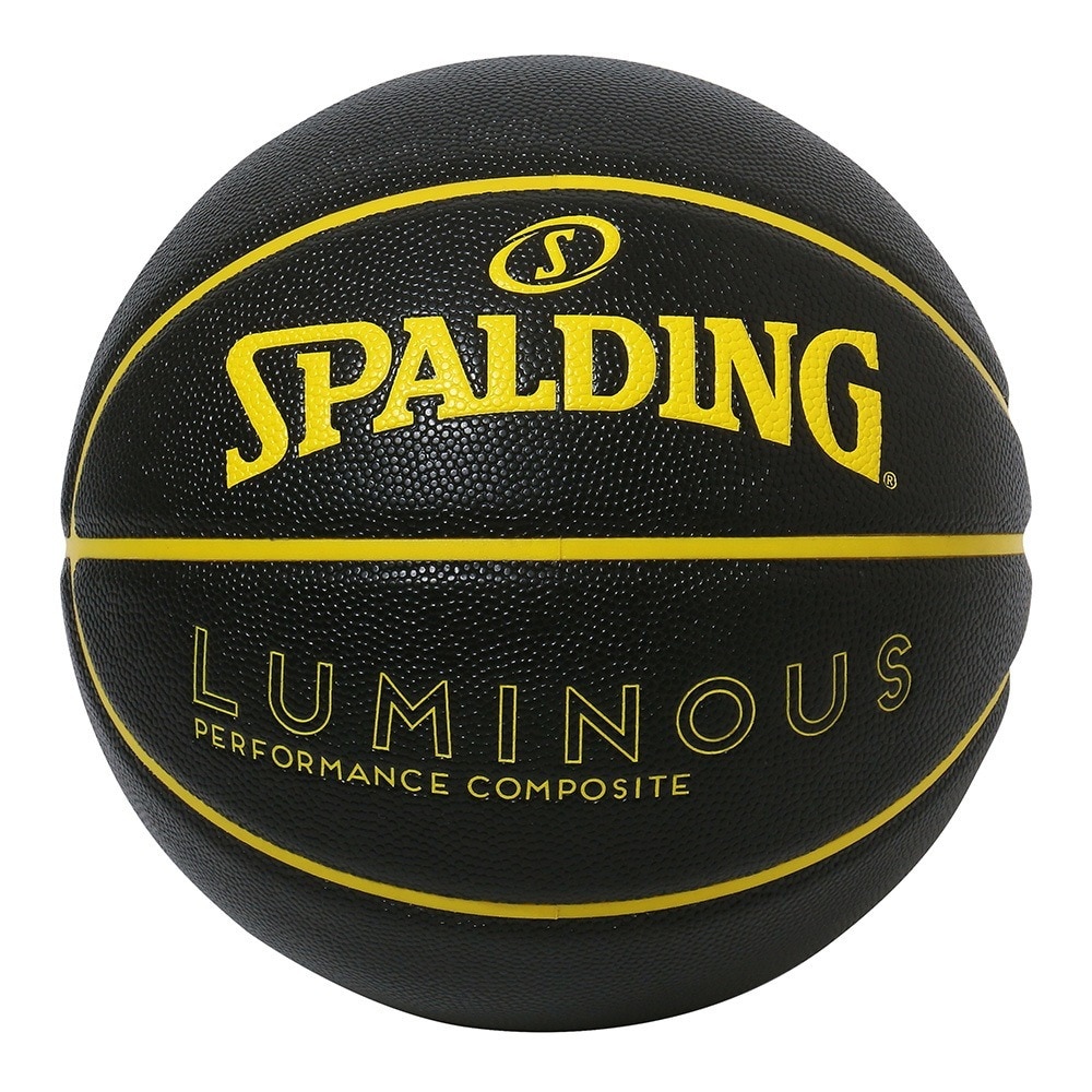 スポルディング（SPALDING）（レディース）バスケットボール 6号球 ルミナス コンポジット ブラック×イエロー 77-893J