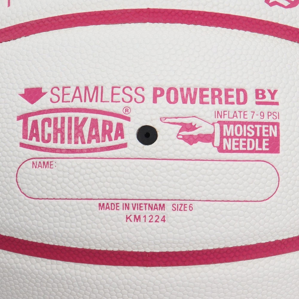 タチカラ（TACHIKARA）（レディース）バスケットボール 6号球 WHITE HANDS size6 SB6-215