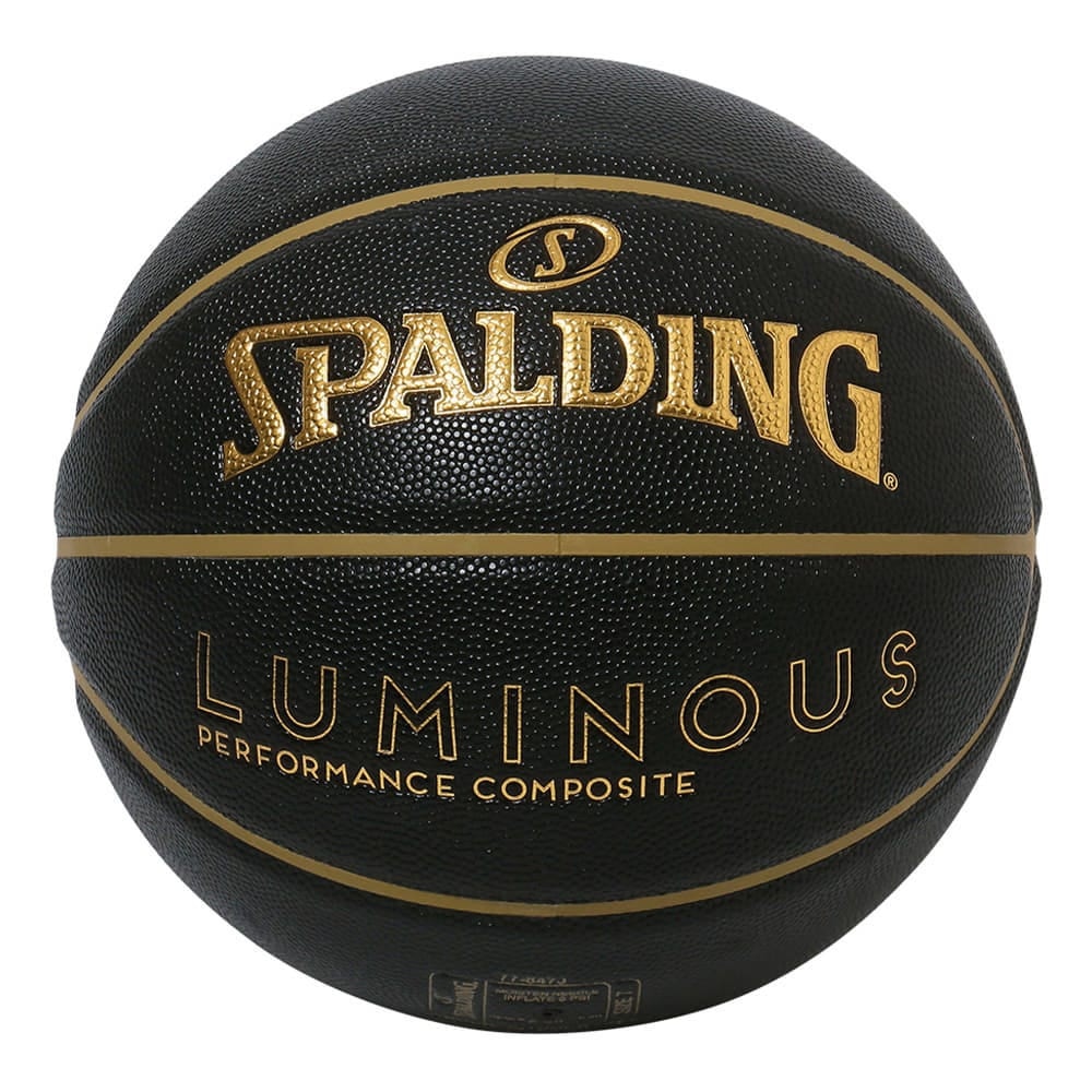 スポルディング（SPALDING）（レディース）バスケットボール 6号球 ルミナス 77-982J ブラック×ゴールド