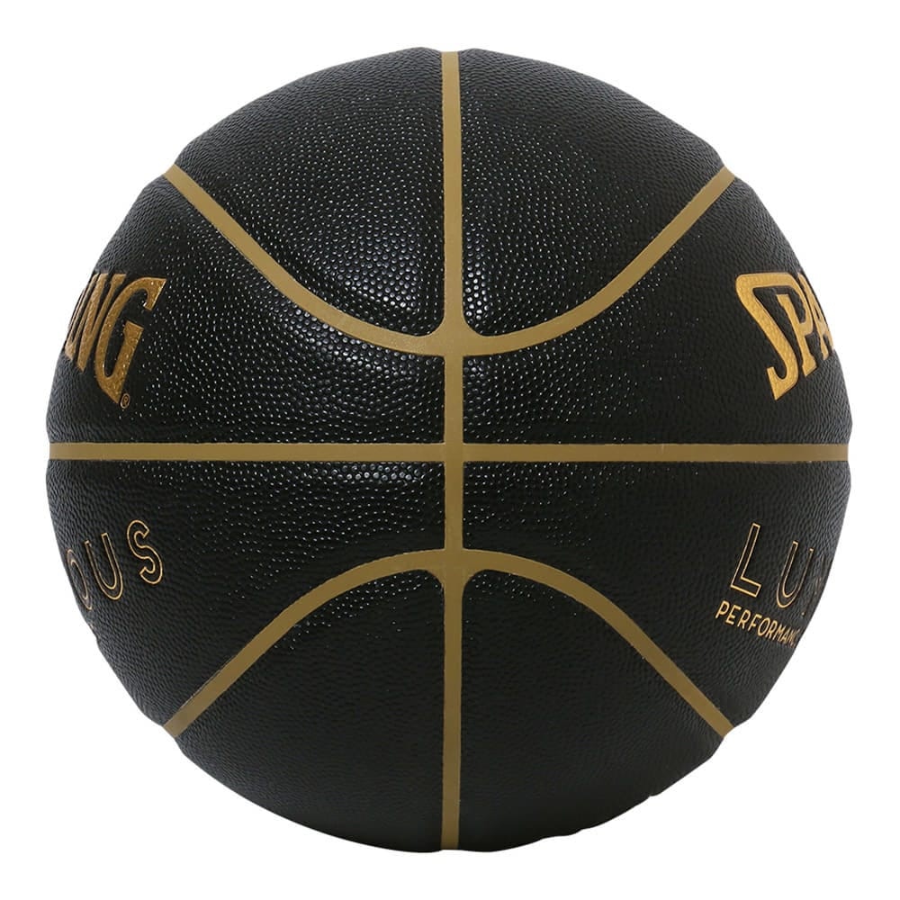 スポルディング（SPALDING）（レディース）バスケットボール 6号球 ルミナス 77-982J ブラック×ゴールド