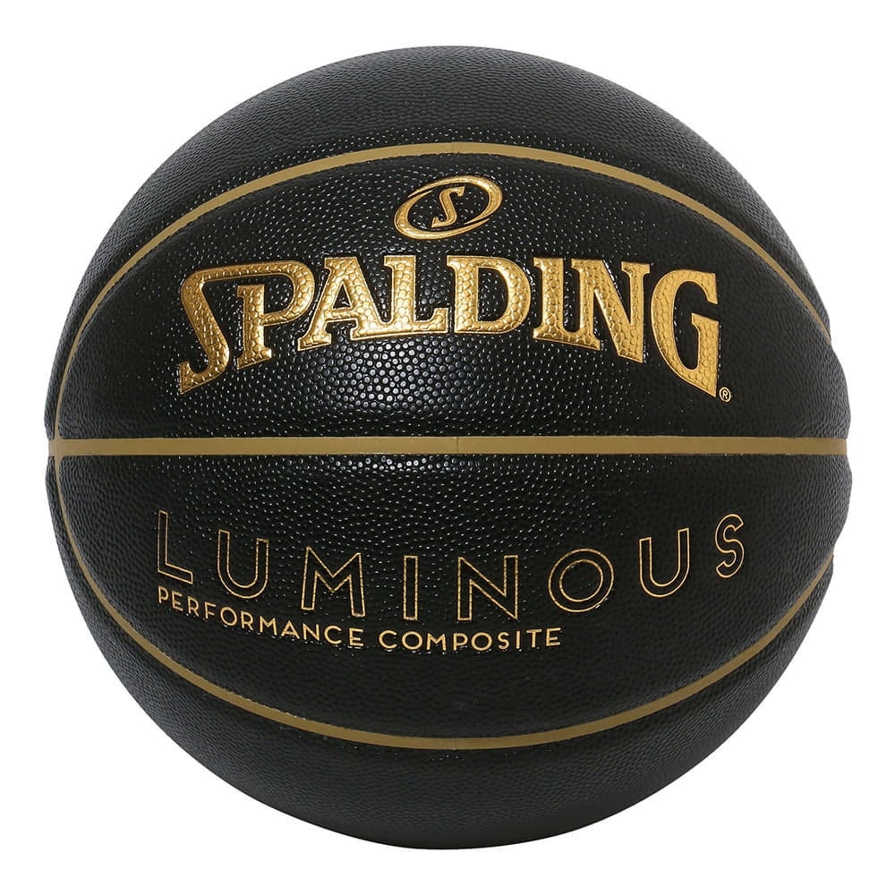 スポルディング（SPALDING）（レディース）バスケットボール 6号球 ルミナス 77-982J ブラック×ゴールド