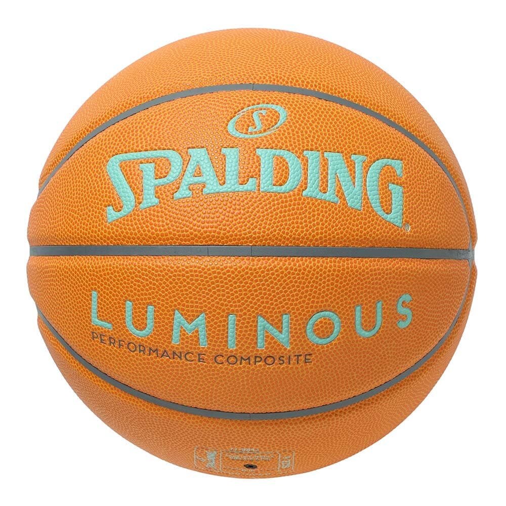 スポルディング（SPALDING）（レディース）【新商品】バスケットボール 6号球 ルミナス 合成皮革 ブラウン×ミント 77-984J