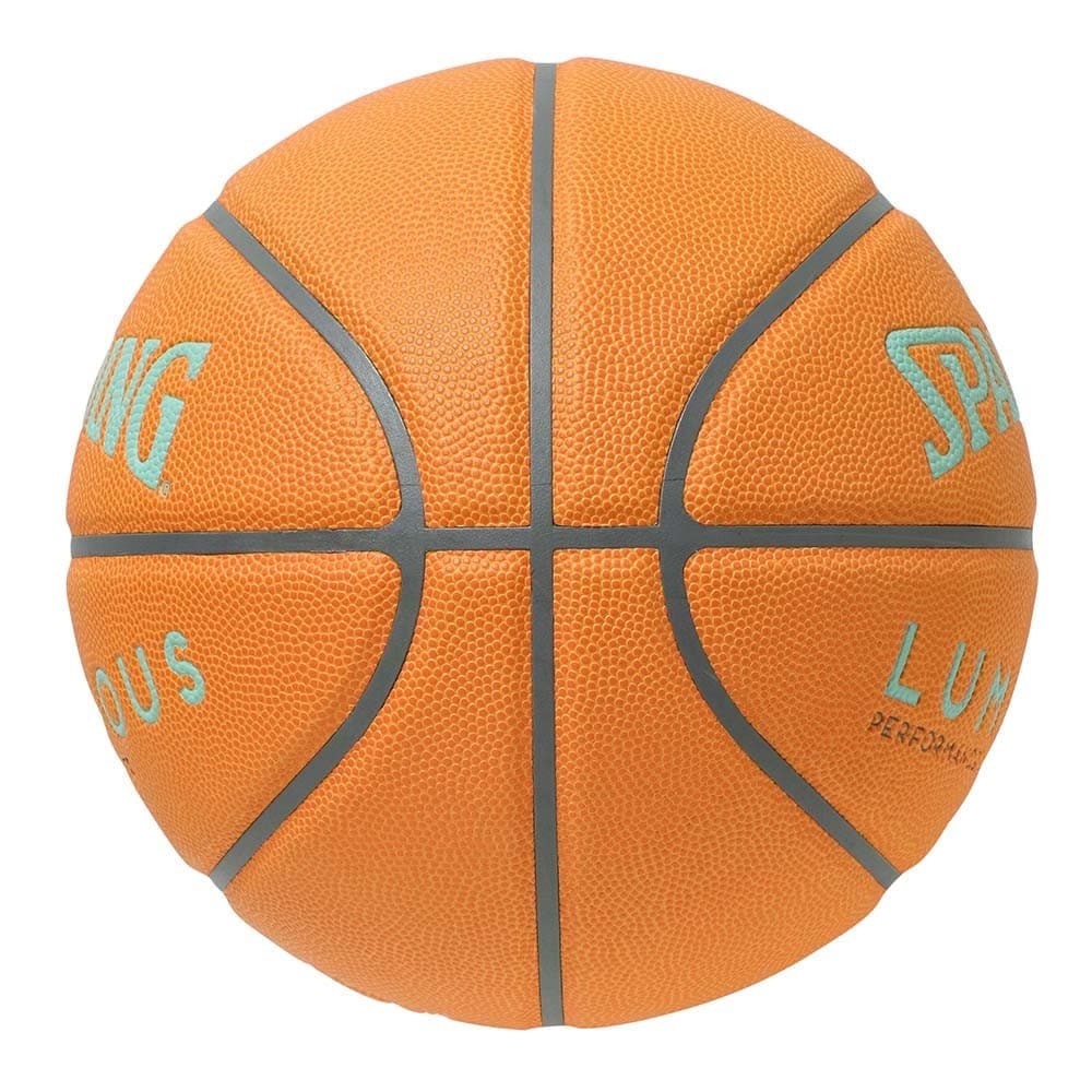 スポルディング（SPALDING）（レディース）【新商品】バスケットボール 6号球 ルミナス 合成皮革 ブラウン×ミント 77-984J
