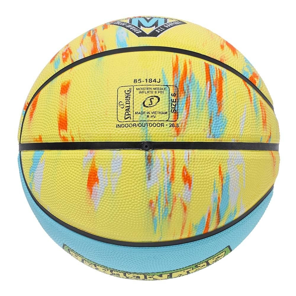 スポルディング（SPALDING）（レディース）バスケットボール 6号球 スポンジ・ボブ マーブル ラバー 85-184J