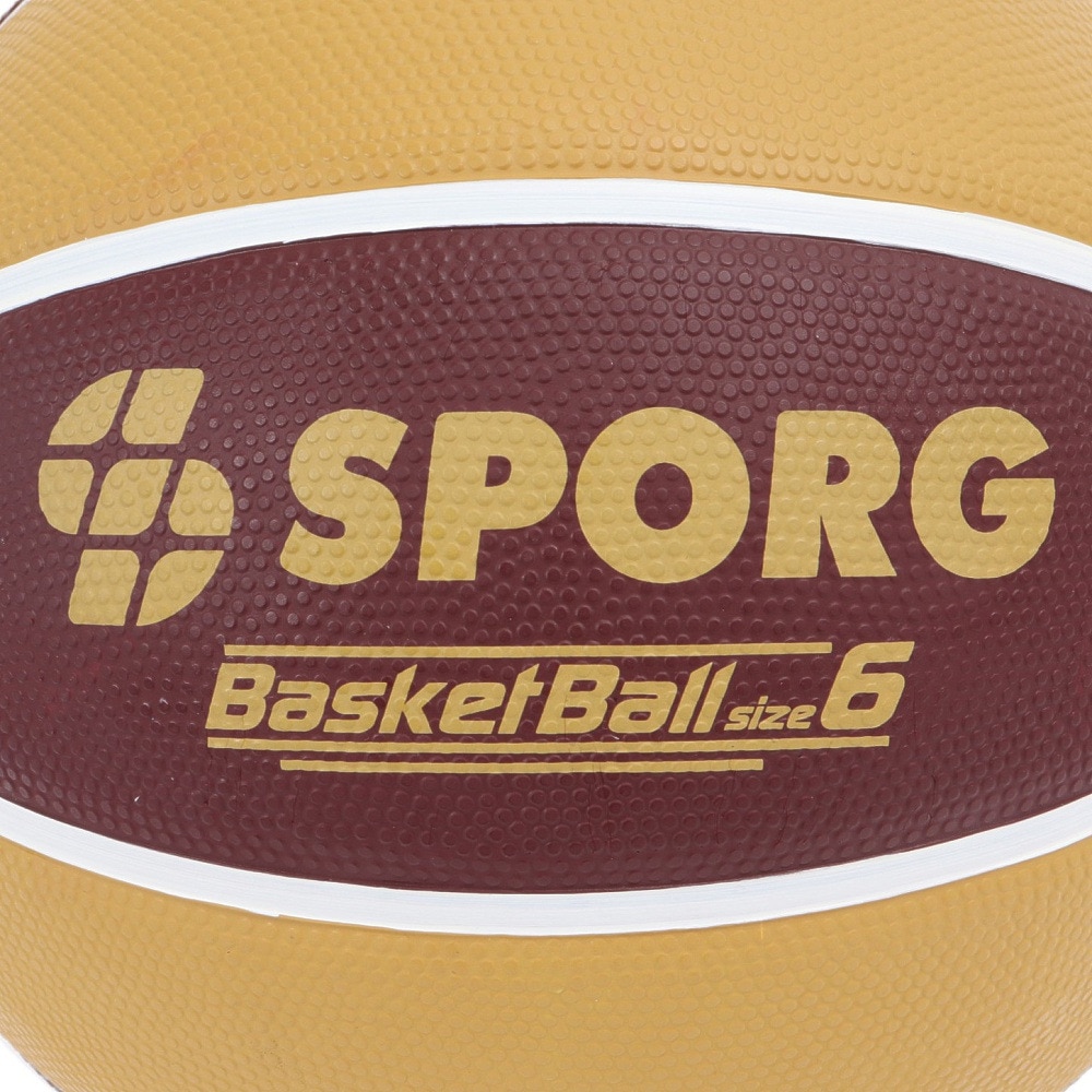 SPORG（SPORG）（レディース）バスケットボール 6号球 ラバー SPBB-01 BRBE