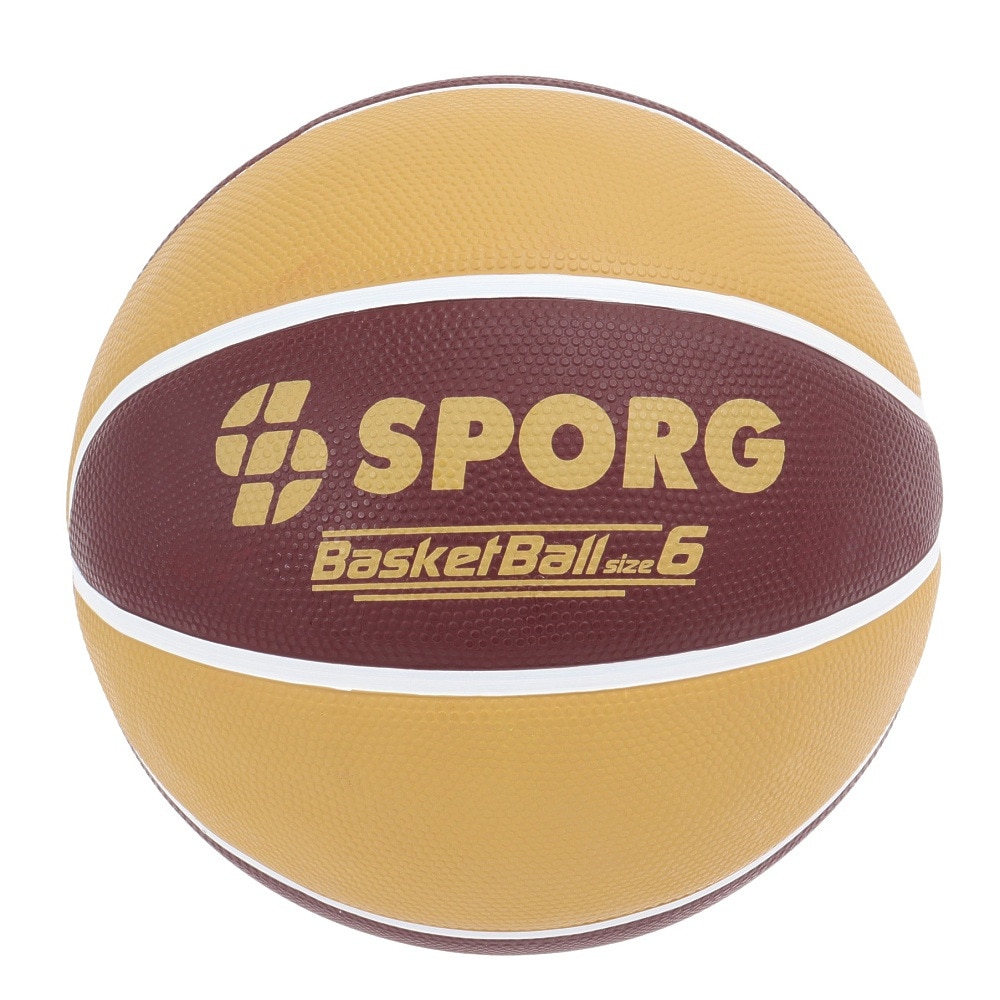 SPORG（SPORG）（レディース）バスケットボール 6号球 ラバー SPBB-01 BRBE