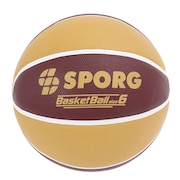 (レディース)バスケットボール 6号球 ラバー SPBB-01 BRBE