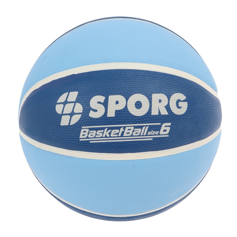 SPORG（SPORG）（レディース）バスケットボール 6号球 ラバー SPBB-01 NVSX
