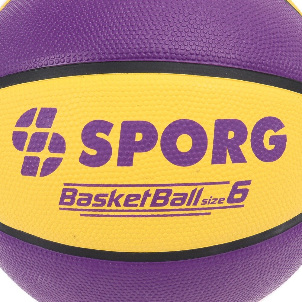 SPORG（SPORG）（レディース）バスケットボール 6号球 ラバー SPBB-01 PUYL