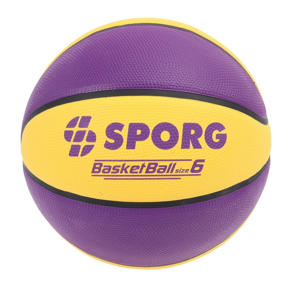 SPORG（SPORG）（レディース）バスケットボール 6号球 ラバー SPBB-01 PUYL