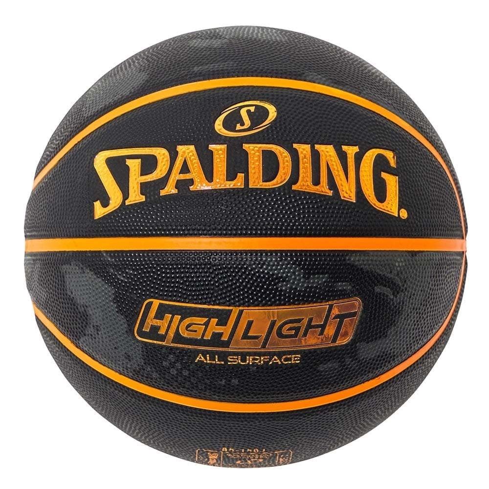 スポルディング（SPALDING）（レディース）バスケットボール 6号球 ハイライト オレンジ ラバー 85-248J