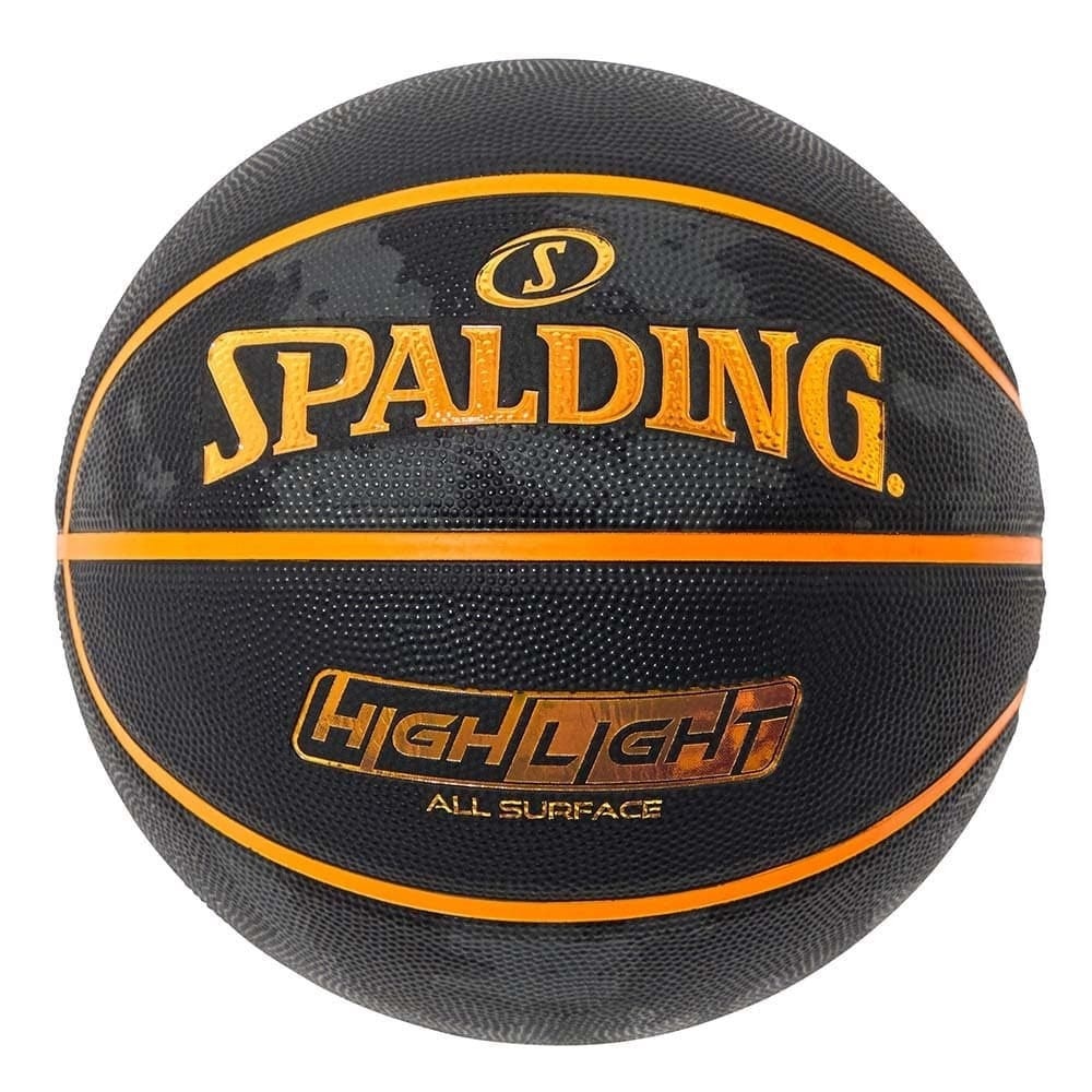スポルディング（SPALDING）（レディース）バスケットボール 6号球 ハイライト オレンジ ラバー 85-248J
