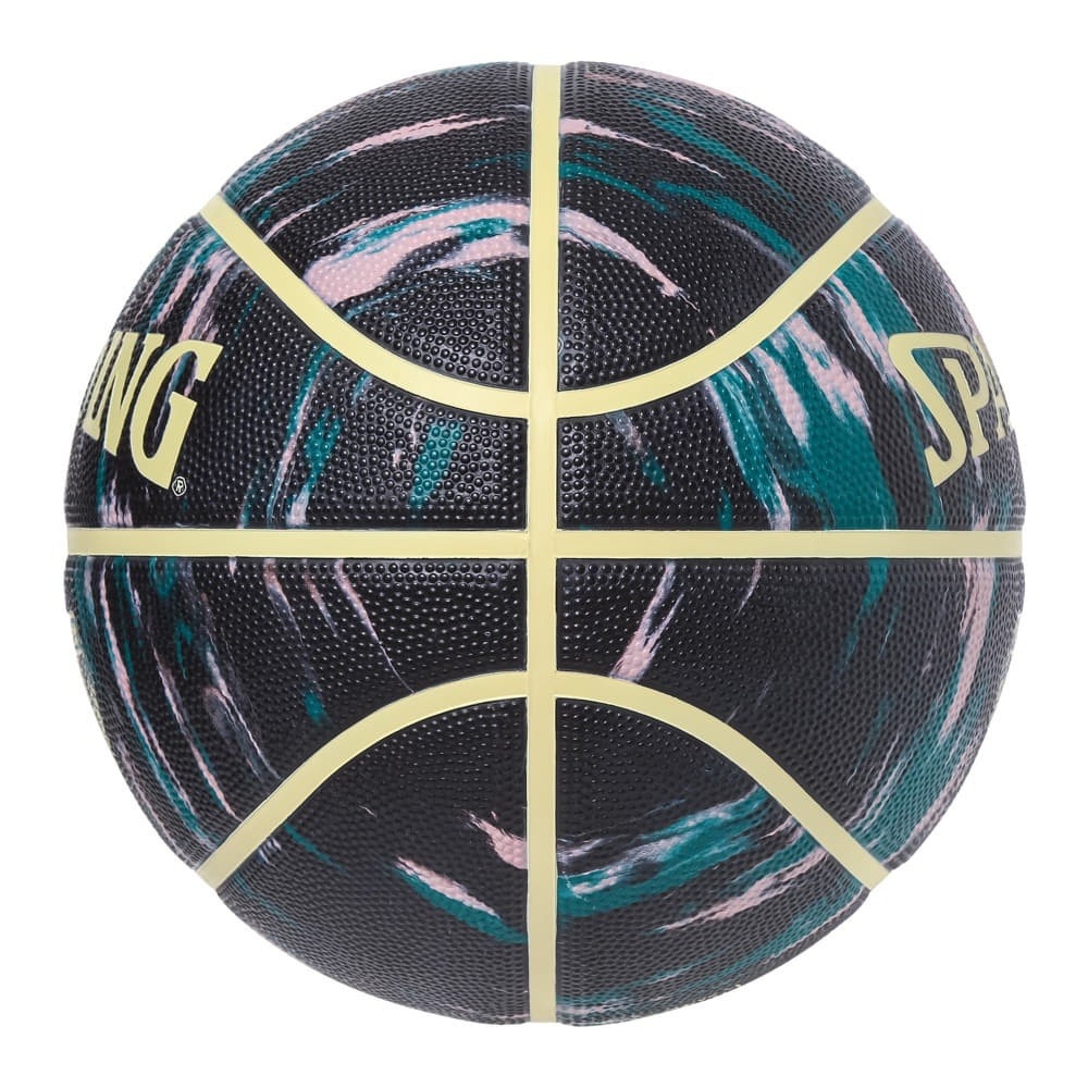 スポルディング（SPALDING）（レディース）バスケットボール 6号球 マーブル トープxレモン 85-361J
