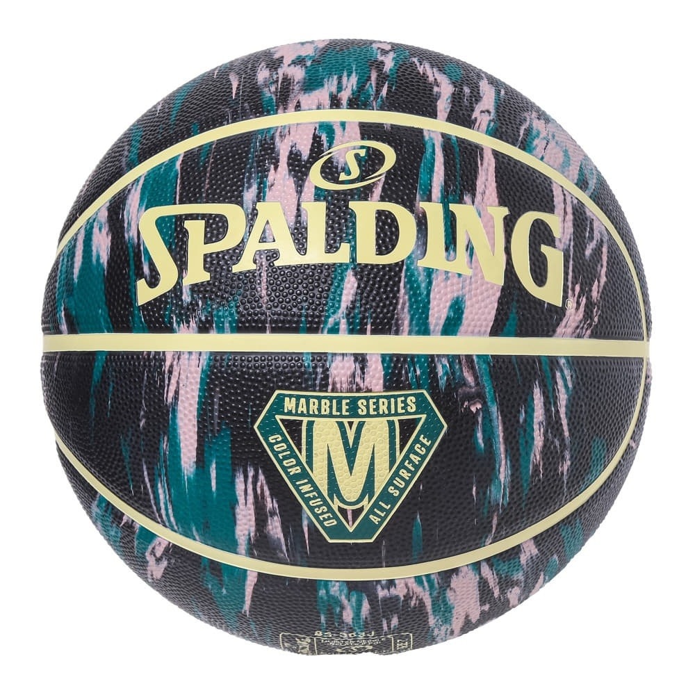 スポルディング（SPALDING）（レディース）バスケットボール 6号球 マーブル トープxレモン 85-361J