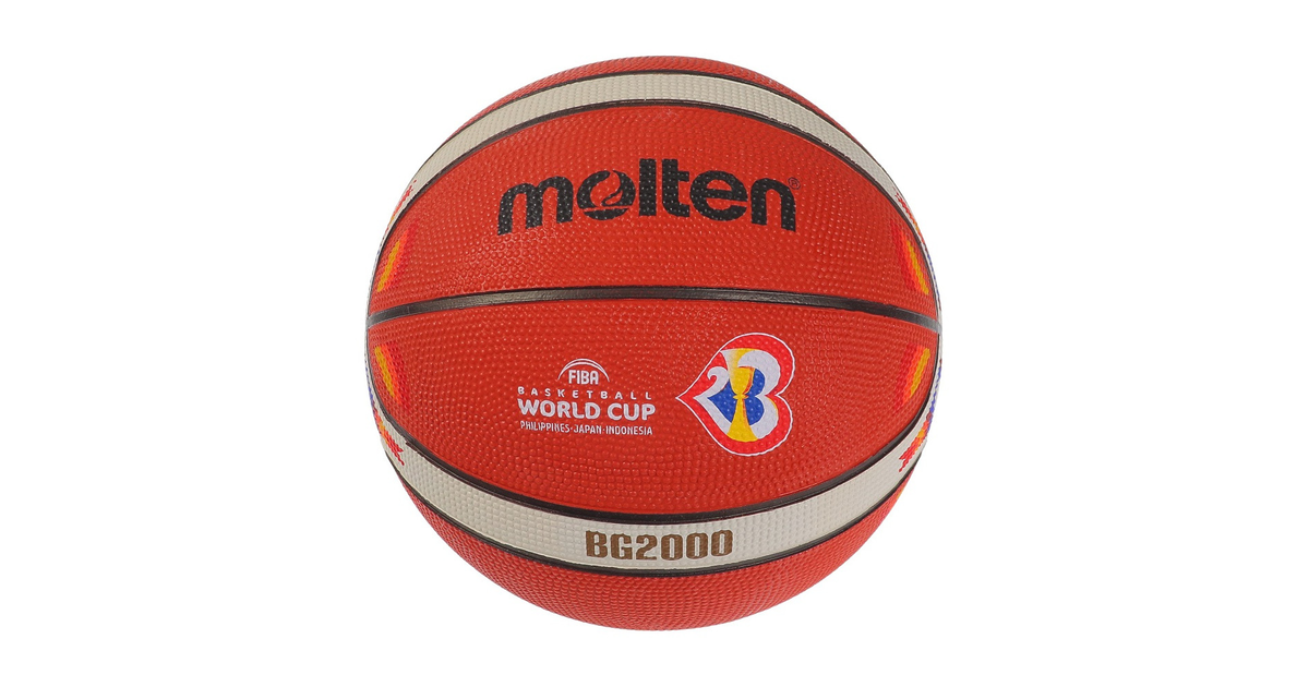激安の モルテン MOLTEN バスケットボールワールドカップ２０２３試合球レプリカ５号 バスケットボール 5号ボール ジュニア 5号球  オレンジ×アイボリー B5G2000-M3P