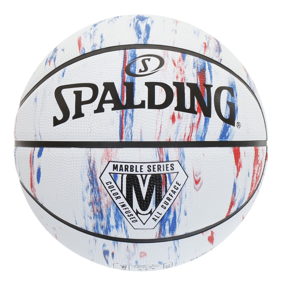 スポルディング（SPALDING）（キッズ）バスケットボール 5号球 マーブル トリコロール 84-416Z