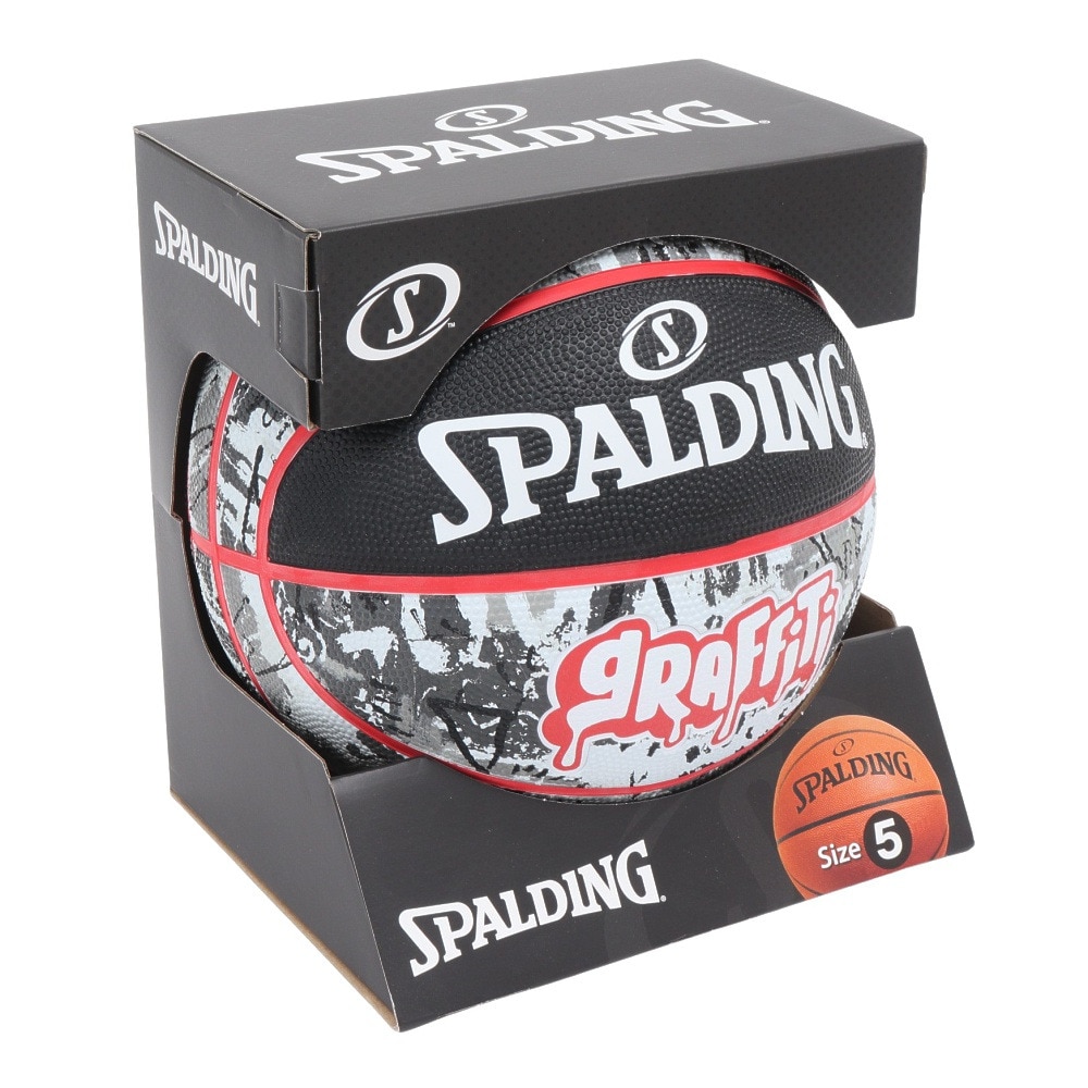 スポルディング（SPALDING）（キッズ）バスケットボール 5号球 グラフィティ 84-521J